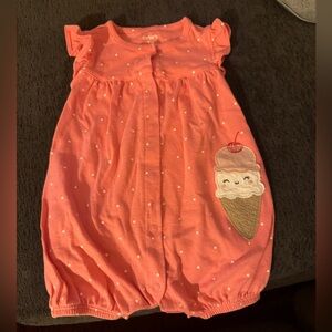Carter's Coral Ice Cream Nightgown